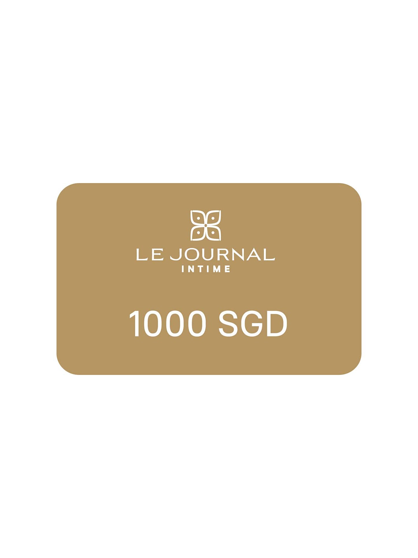 Le Journal Intime Gift Card