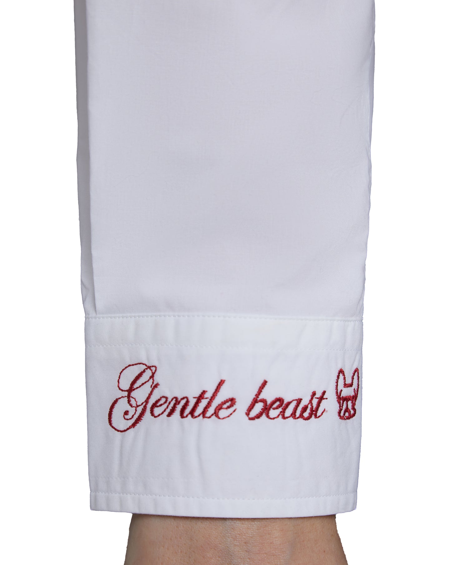 The shirt with embroidery
