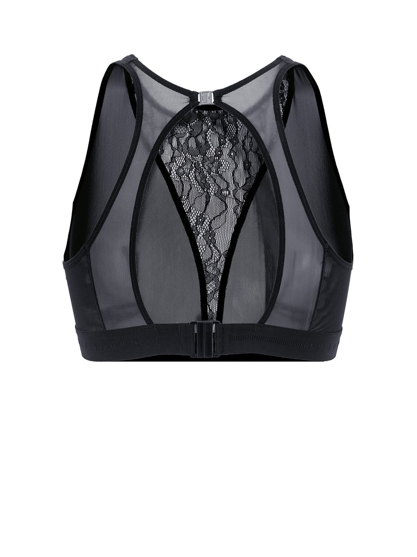 SERENA Bralette — Lace Halter Silhouette